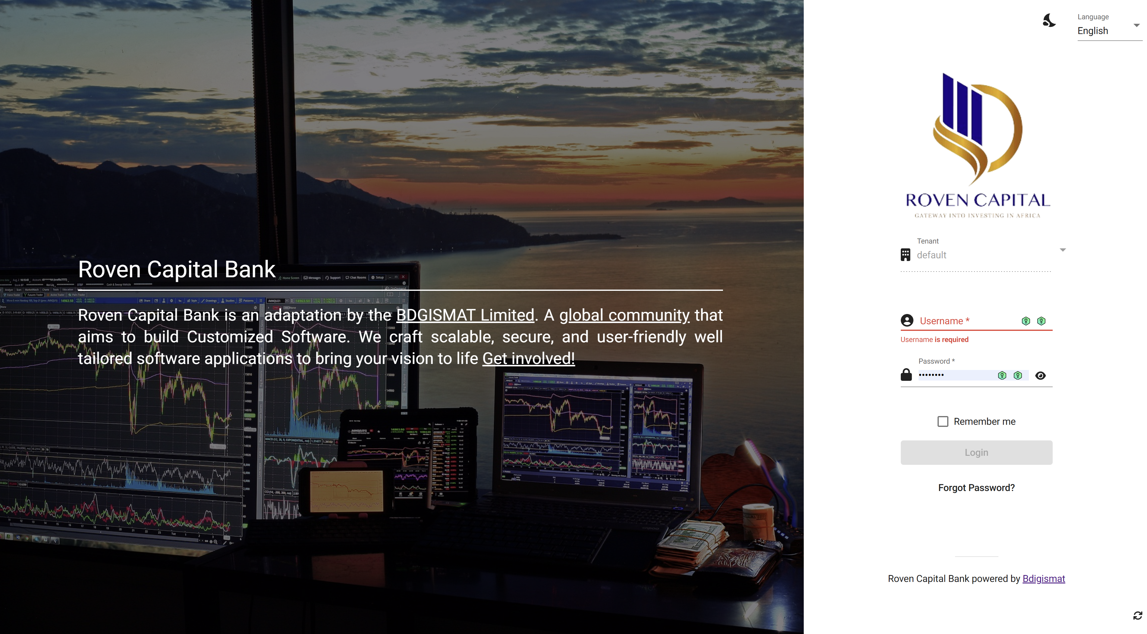 Roven Capital Web App