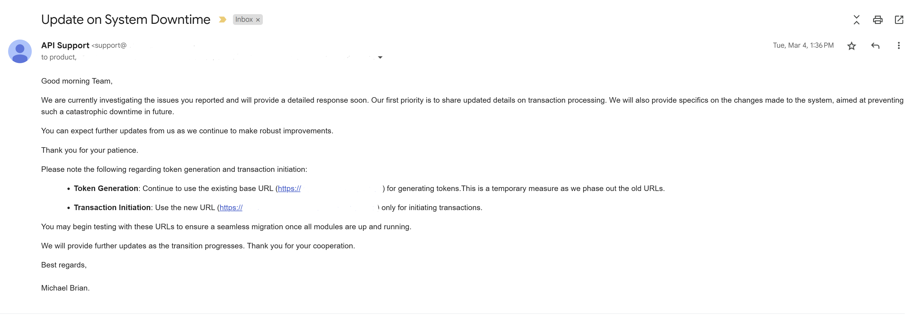 System Monitoring Service